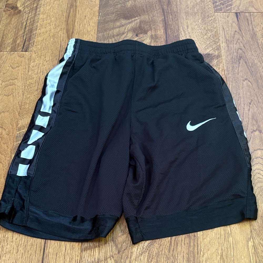Nike Boy’s Black and White Shorts Size L